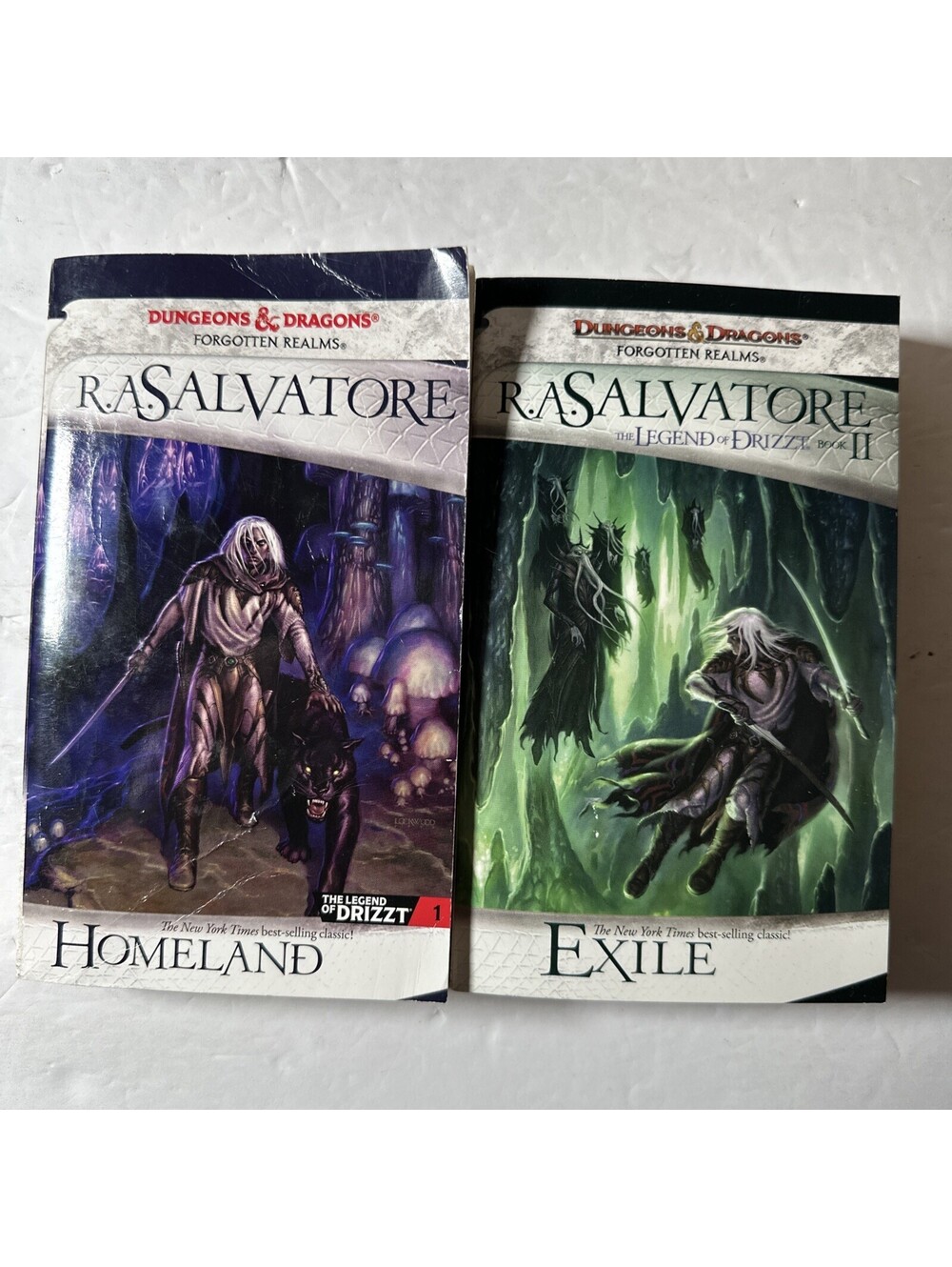 R. A. Salvatore Legend of Drizzt Dungeons & Dragons Homeland Exile PB
